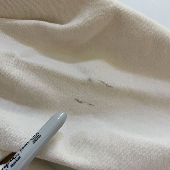 American Eagle Blondie Oversized Crewneck Sweatshirt Cream Pink XS - Picture 8 of 11